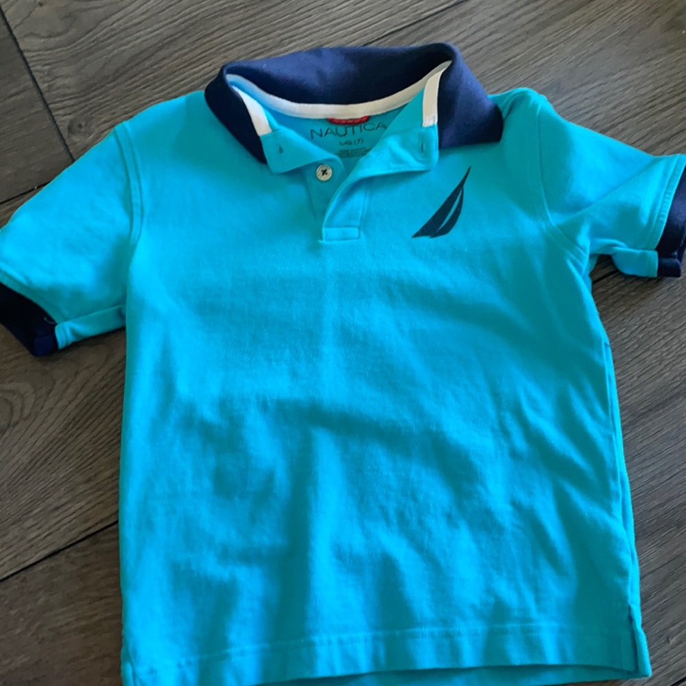 Nautica polo boys size 7